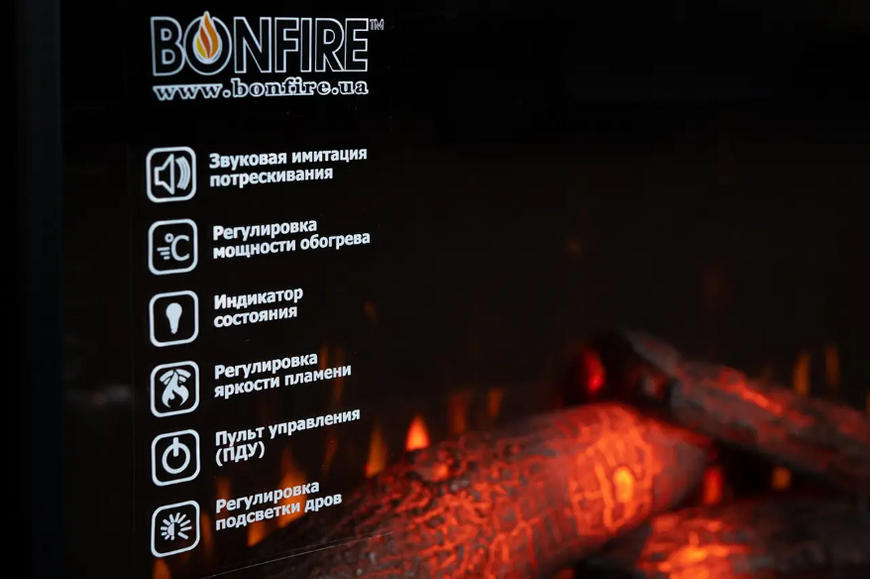 Електричний камін Bonfire Coral 26L (Новинка: інфрачервоний обігрів) 19-26L фото